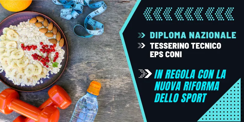 iscriviti al corso di Alimentazione e Integrazione sportiva