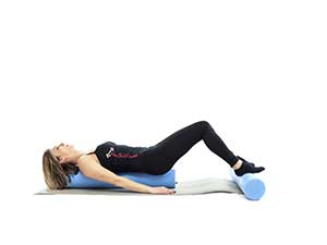 pilates foam roller Roll Up, posizione 7