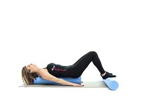 The Hundred con due foam roller, posizione 1