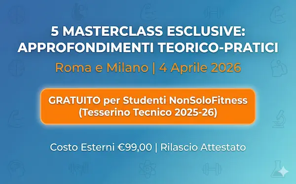 Aprile 2026: 5 Masterclass teorico-pratiche esclusive