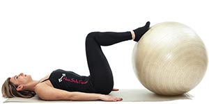 Pelvic curl: posizione di partenza